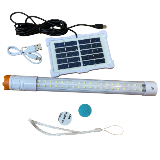 ✨ Lampara Solar LED Portátil - Recargable Resistente y Versátil🔋