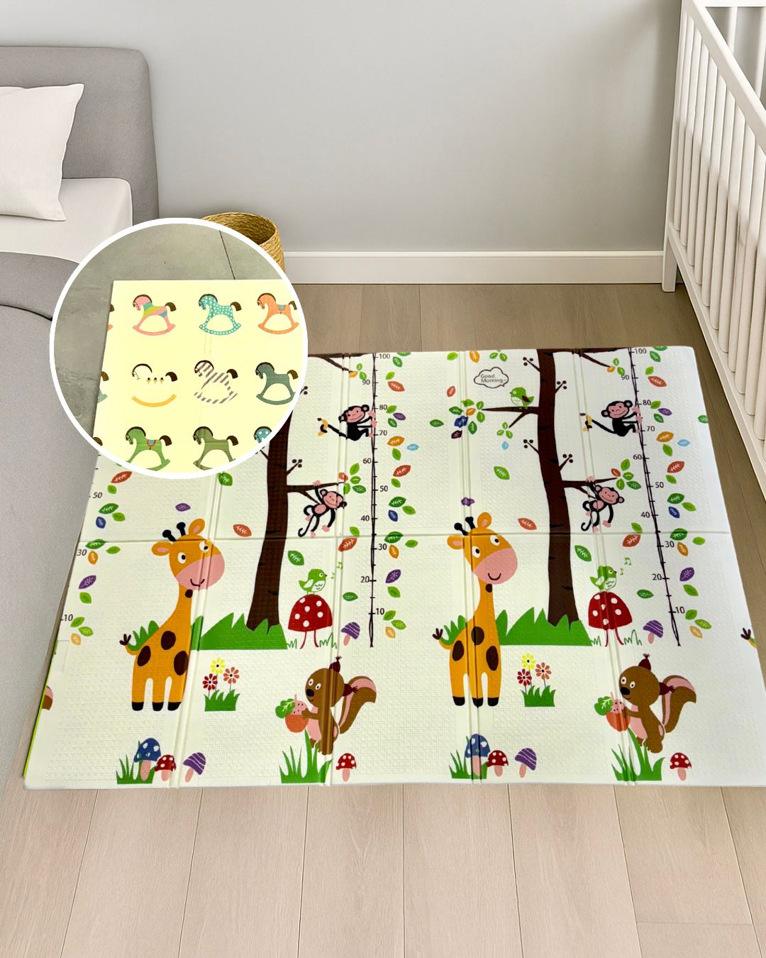 Tapete Plegable para Bebés – Suave, Seguro y Fácil de Limpiar